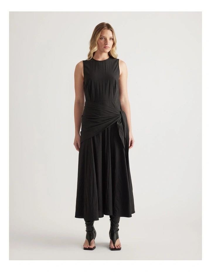 Isabelle Scarf Tie Midi Dress image 1