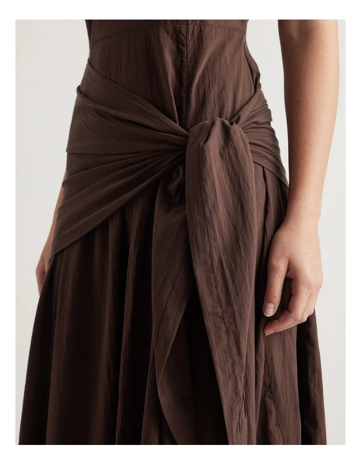 Isabelle Scarf Tie Midi Dress image 3