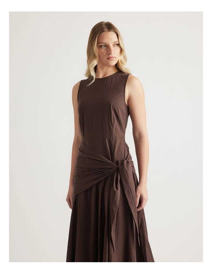 Isabelle Scarf Tie Midi Dress image 4
