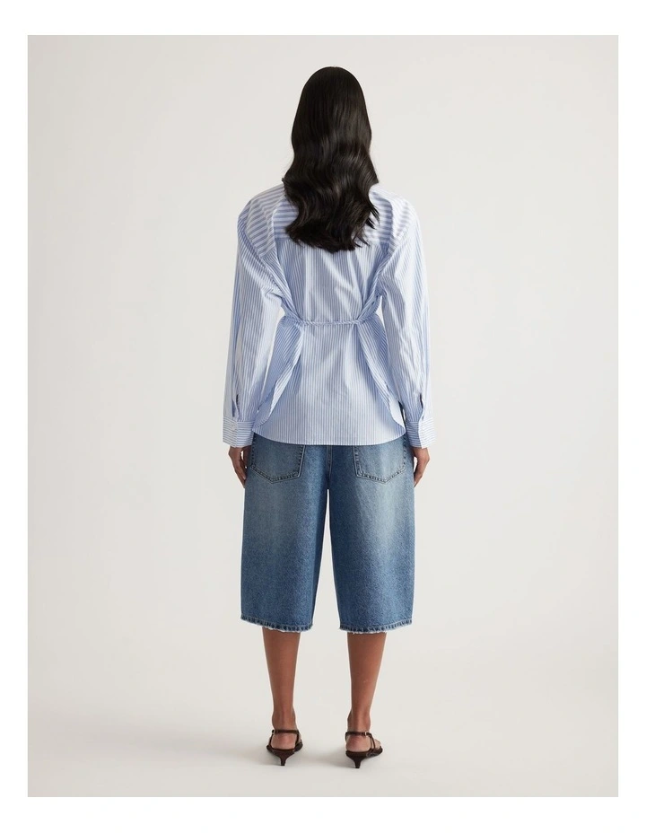 Lucy Cotton Side Tie Shirt image 2