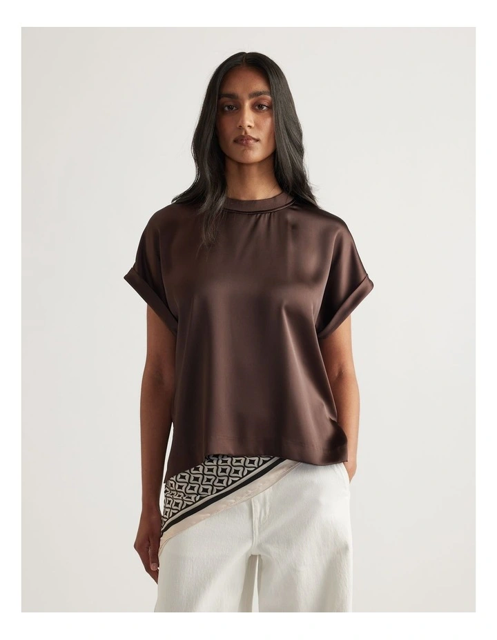 AnnMaree Satin Tee image 4