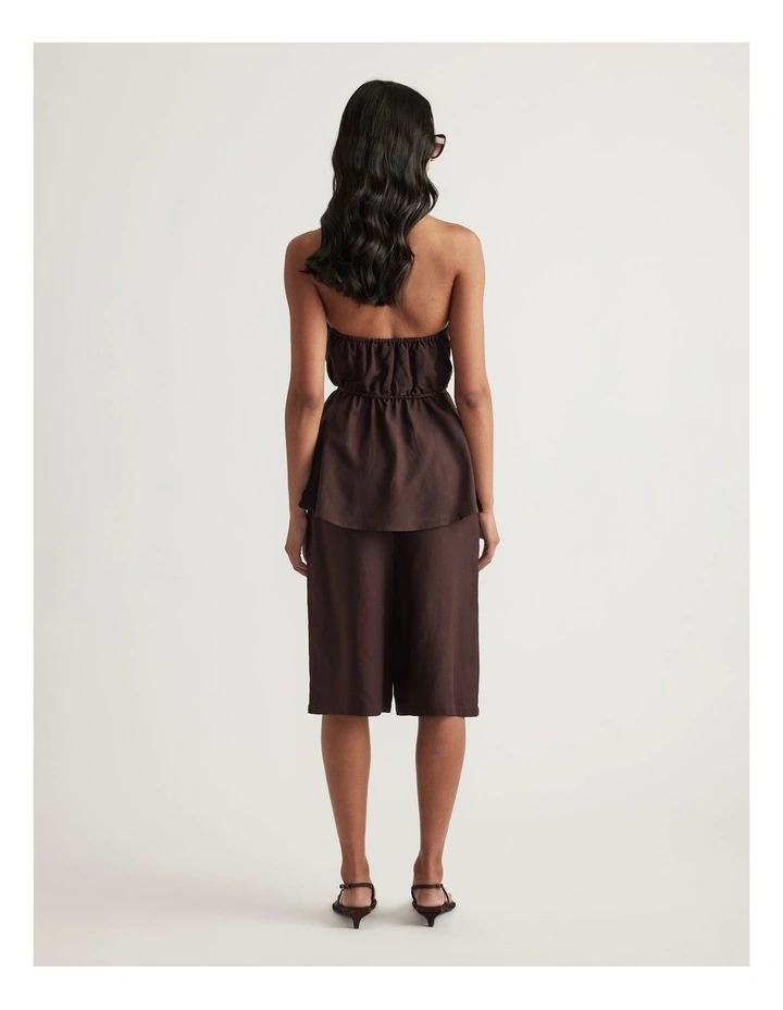 Gwen Linen Blend Halter Top image 2