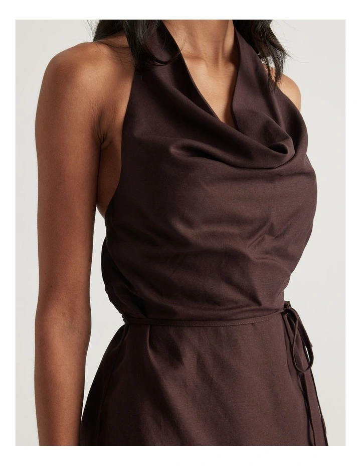 Gwen Linen Blend Halter Top image 3
