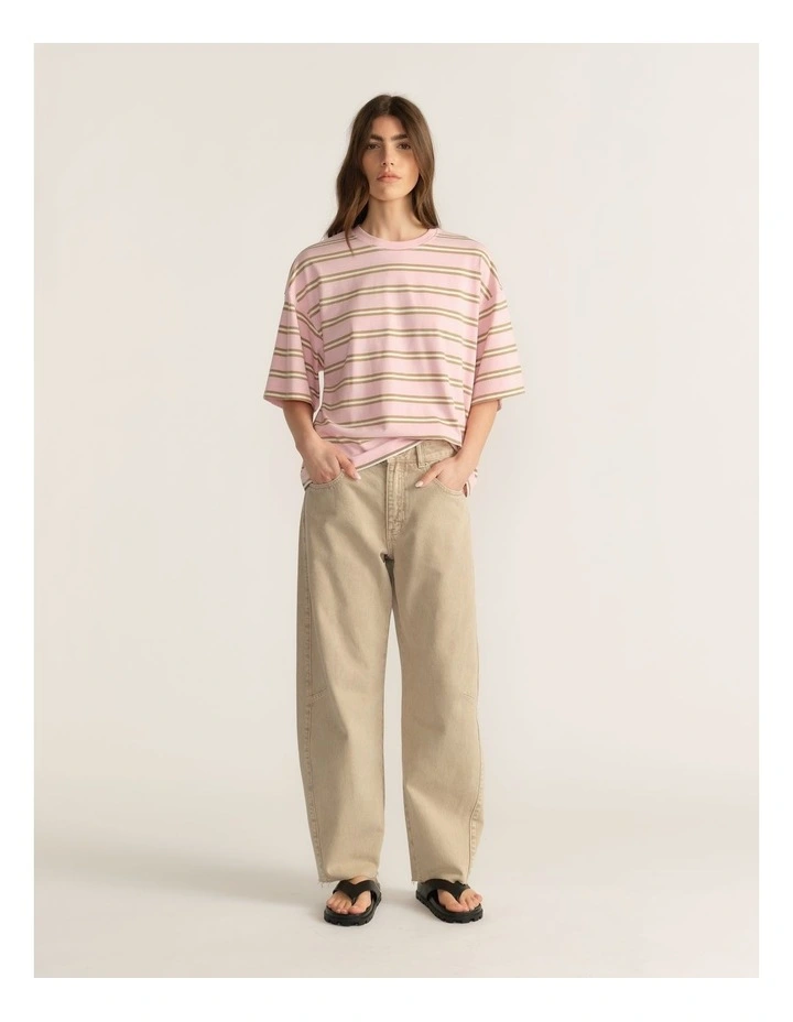 D-Luxe Short Sleeve Stripe Tee image 1