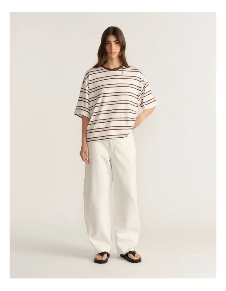 D-Luxe Short Sleeve Stripe Tee image 1