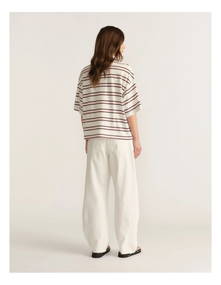 D-Luxe Short Sleeve Stripe Tee image 2