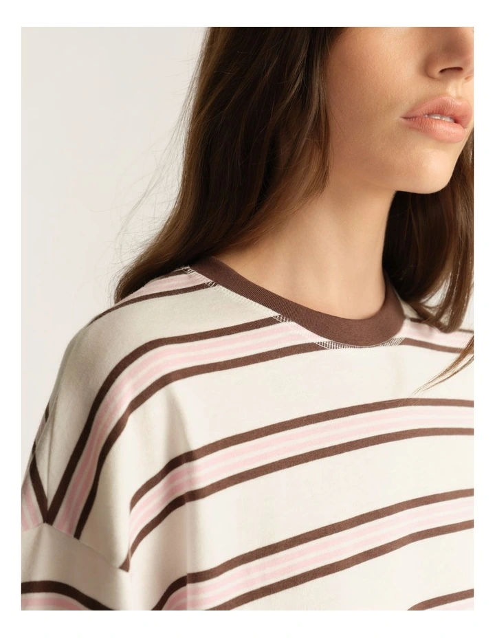 D-Luxe Short Sleeve Stripe Tee image 3