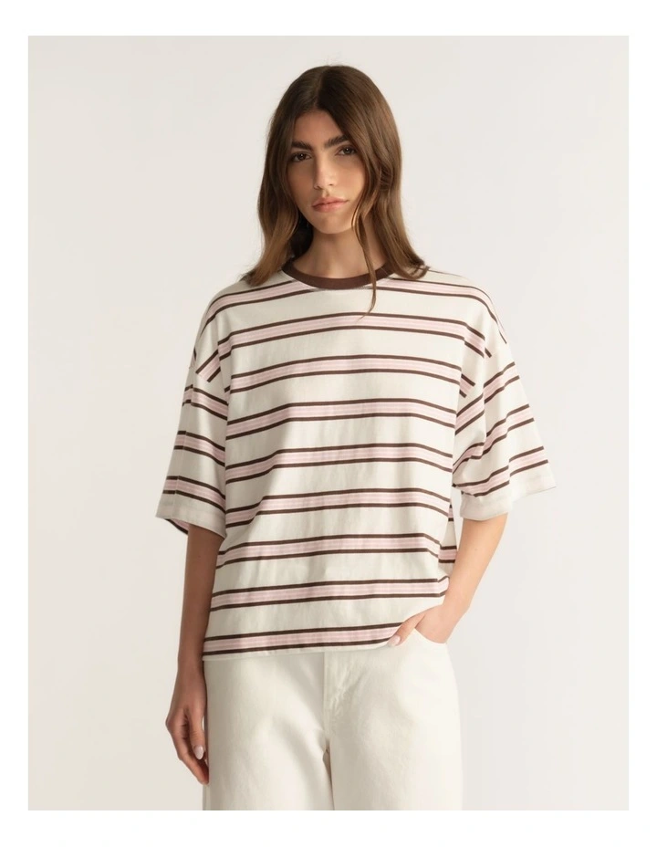 D-Luxe Short Sleeve Stripe Tee image 4