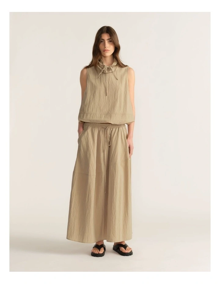 D-Luxe Seam Midi Skirt image 1