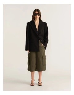 D-Luxe Denim Cargo Shorts