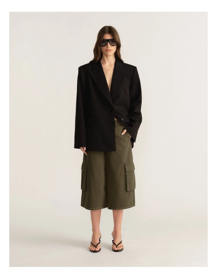 D-Luxe Denim Cargo Shorts image 1