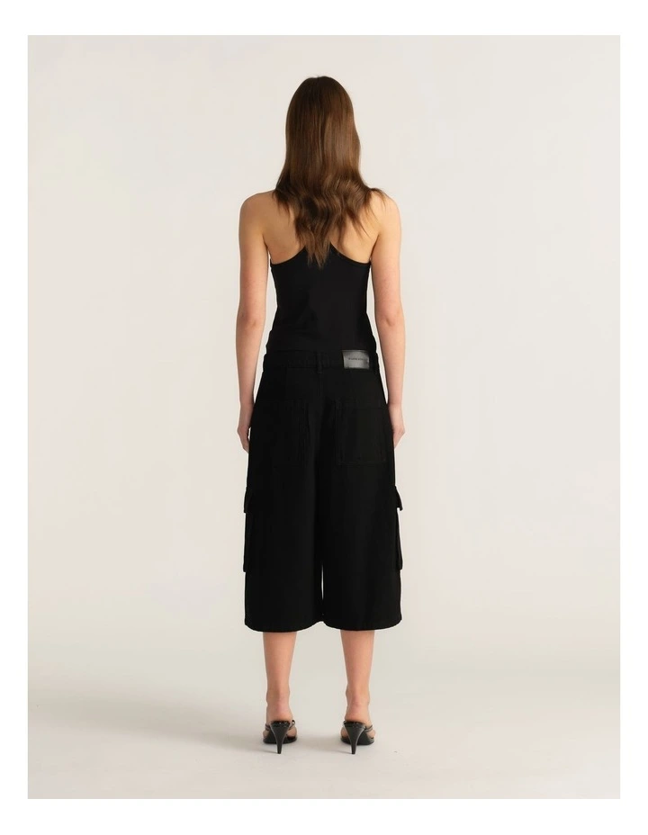 D-Luxe Denim Cargo Shorts image 2