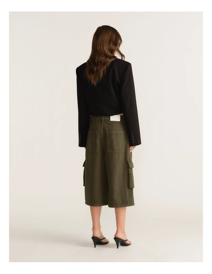 D-Luxe Denim Cargo Shorts image 2