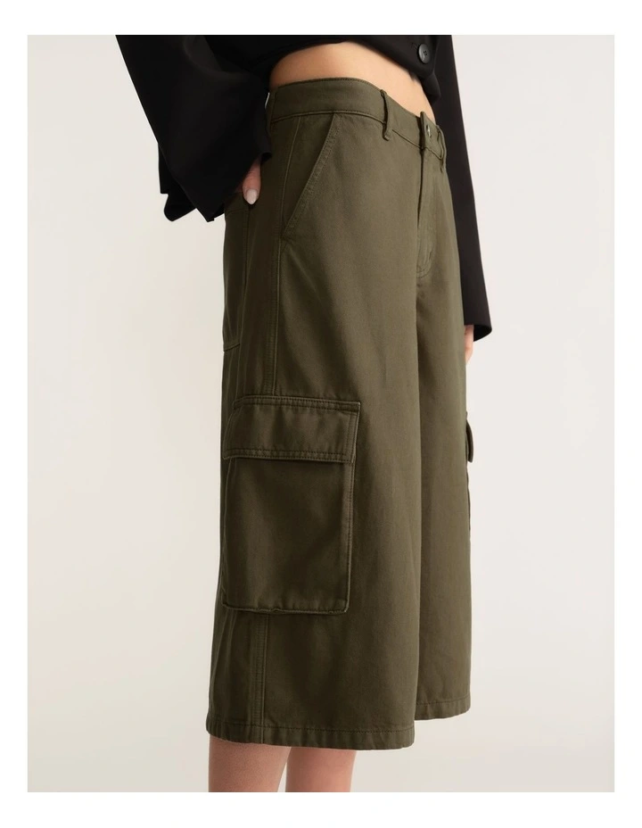 D-Luxe Denim Cargo Shorts image 3