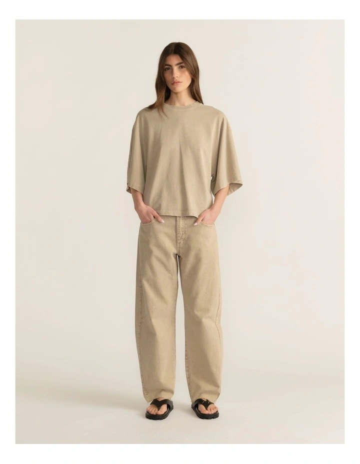 D-Luxe Cinched Barrel Jeans image 1