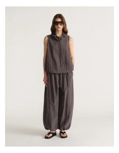 D-Luxe Funnel Neck Top