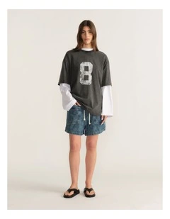 D-Luxe Oversized Washed Tee