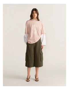 D-Luxe Oversized Washed Tee