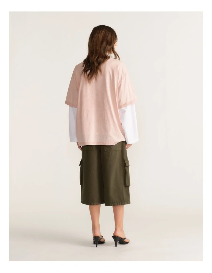 D-Luxe Oversized Washed Tee image 2