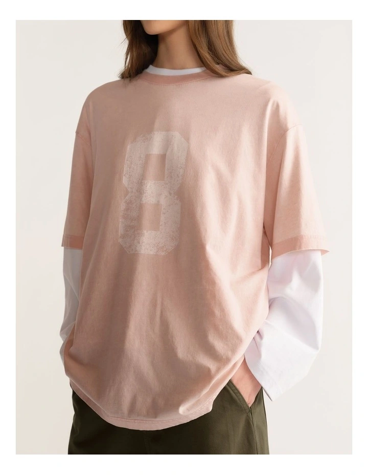 D-Luxe Oversized Washed Tee image 3