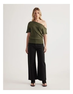 Maeve Off Shoulder Knit Tank