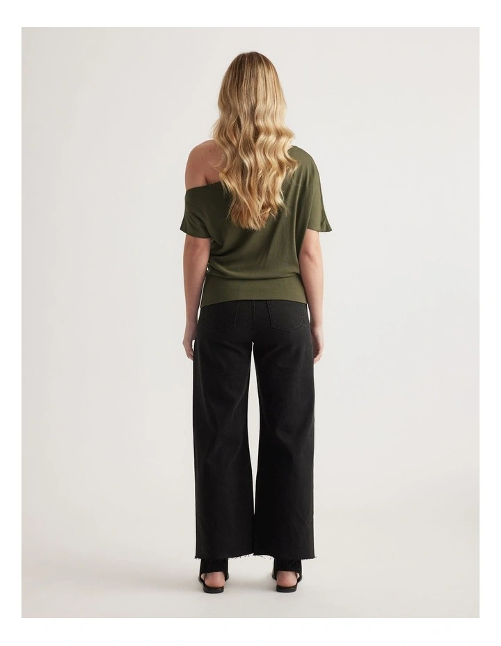 Maeve Off Shoulder Knit Tank image 2