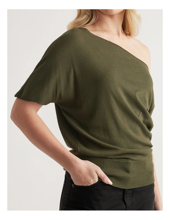 Maeve Off Shoulder Knit Tank image 3