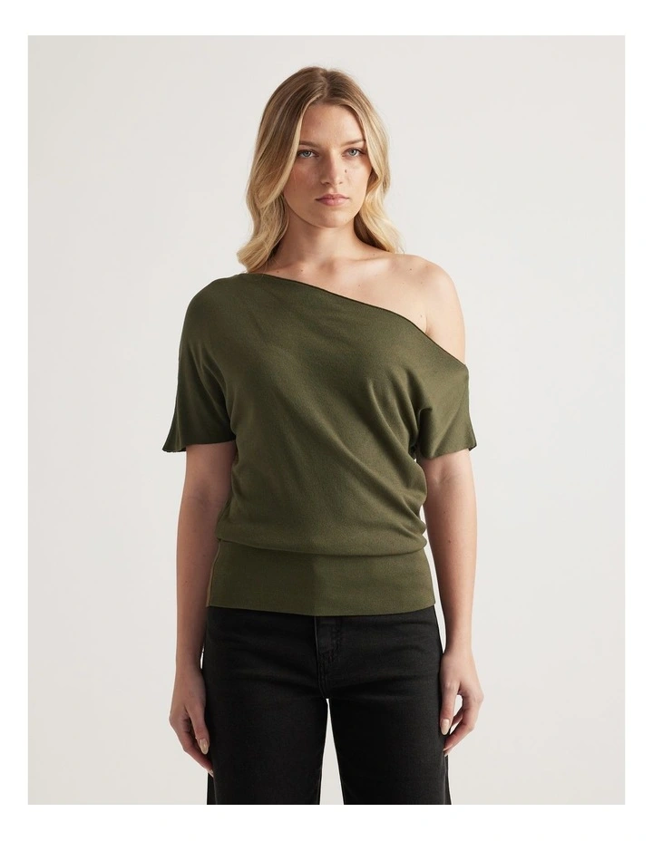 Maeve Off Shoulder Knit Tank image 4