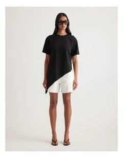 Kirsten Asymmetric Hem Tee