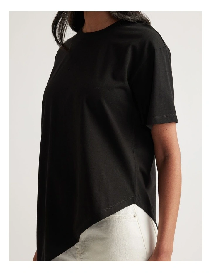 Kirsten Asymmetric Hem Tee image 3