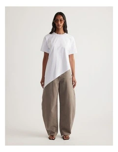 Kirsten Asymmetric Hem Tee