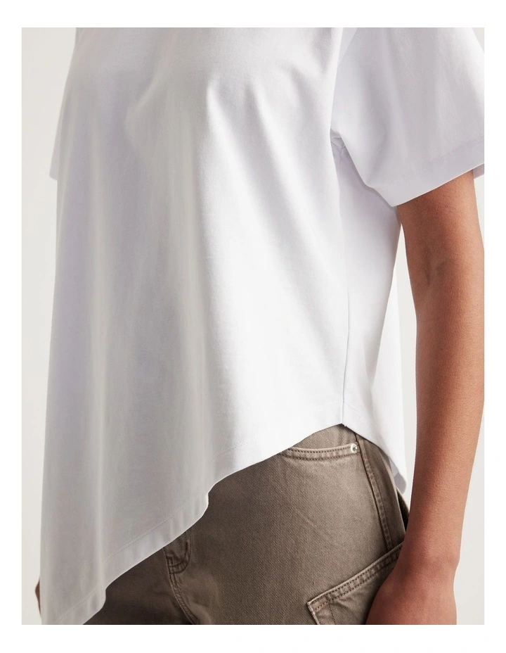 Kirsten Asymmetric Hem Tee image 3