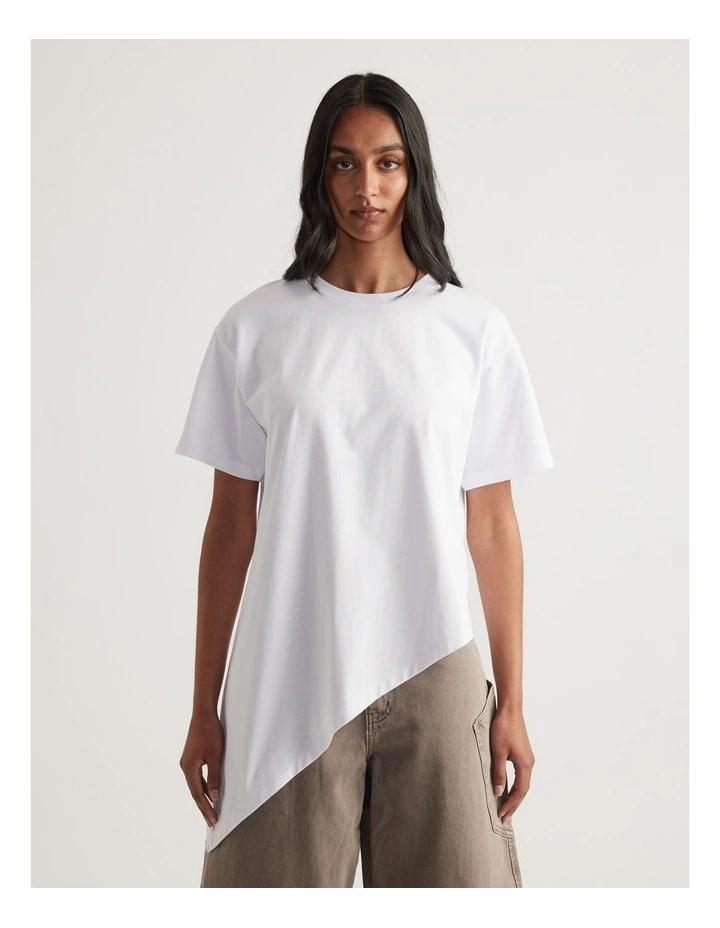 Kirsten Asymmetric Hem Tee image 4