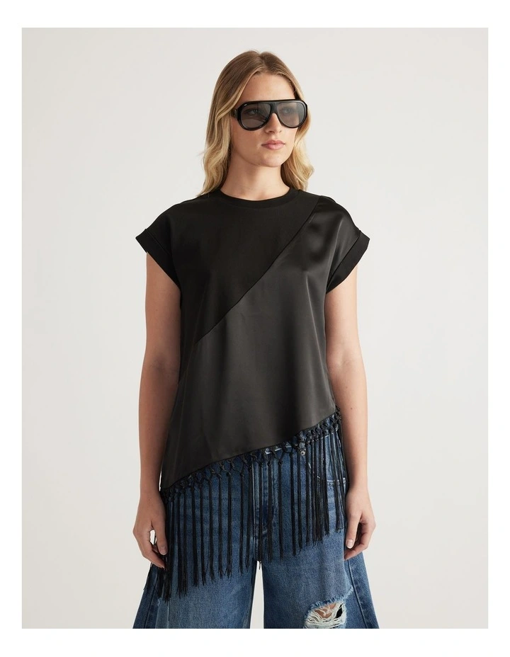 Elsa Fringe Hem Tee image 4