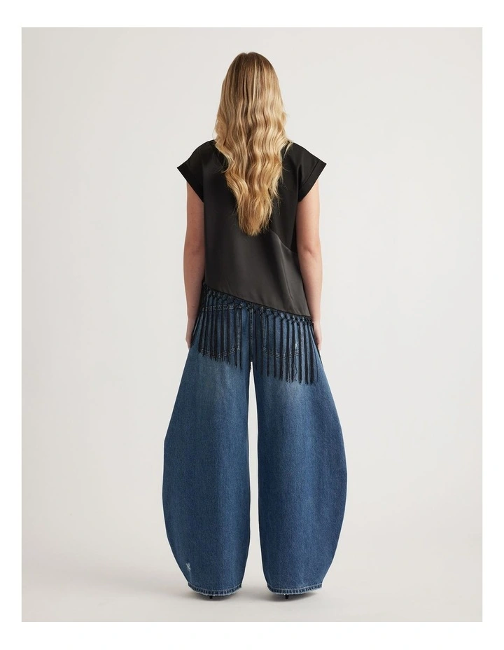 Elsa Fringe Hem Tee image 2