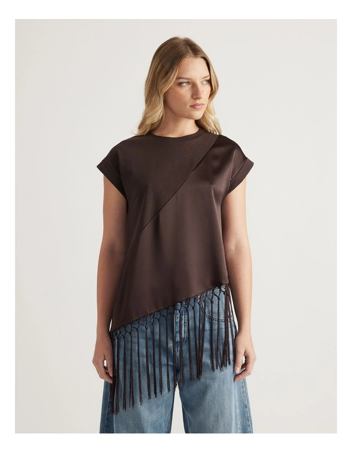 Elsa Fringe Hem Tee image 4