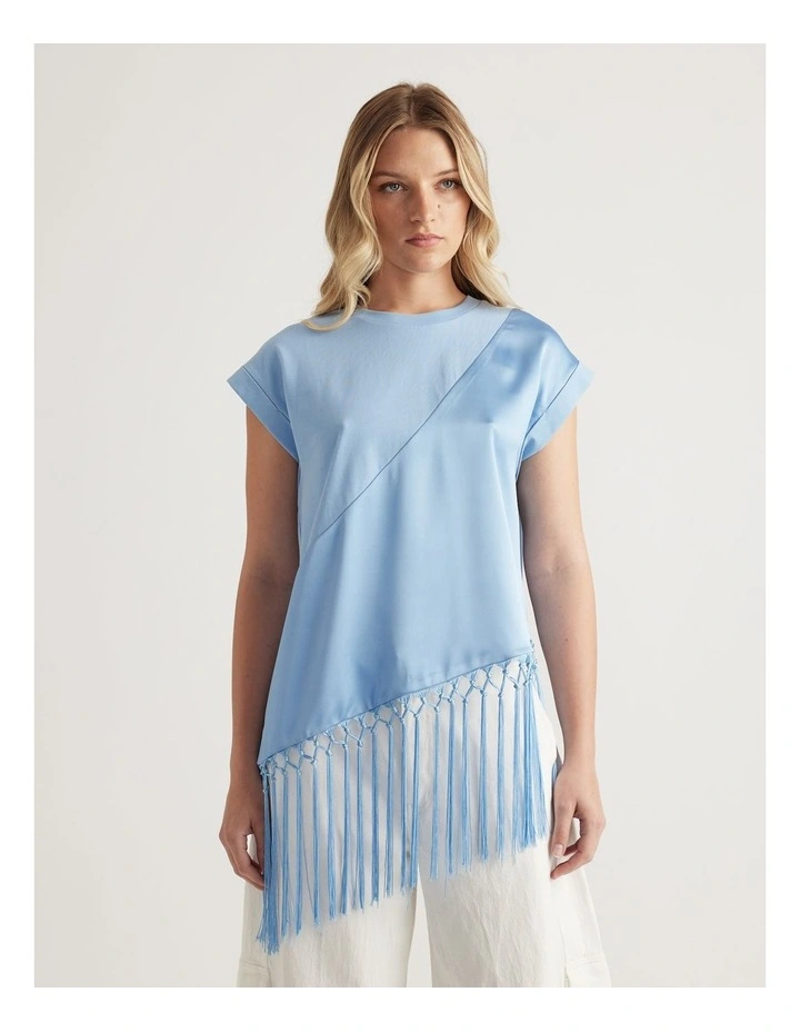 Elsa Fringe Hem Tee image 4