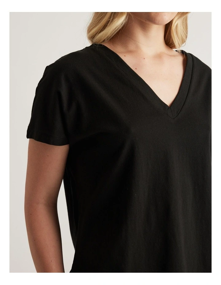 Maria V Neck Tee image 3