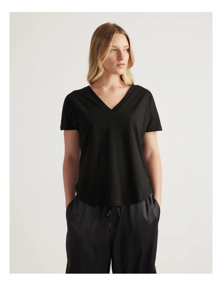 Maria V Neck Tee image 4