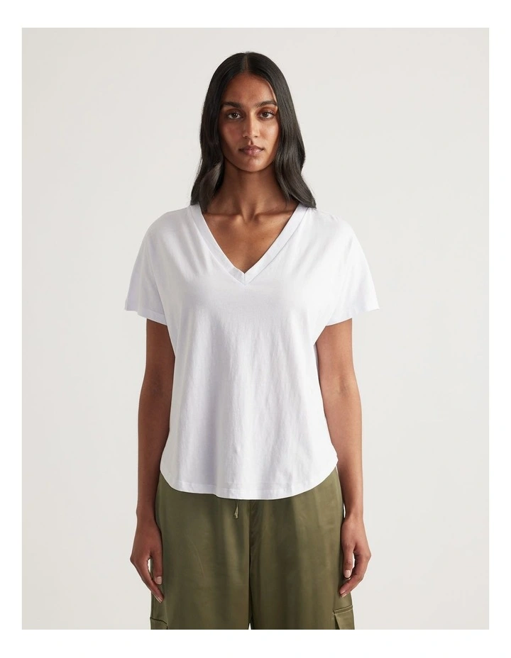 Maria V Neck Tee image 4