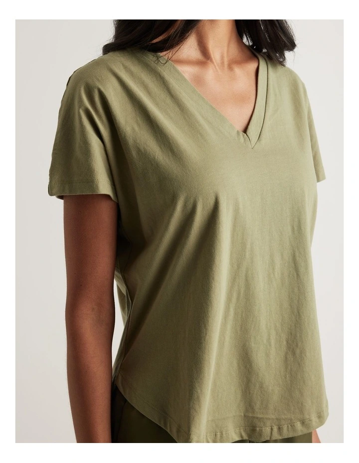 Maria V Neck Tee image 3