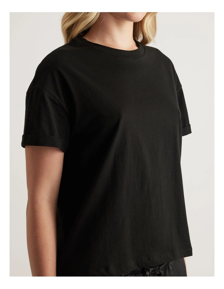 Maria Boxy Cropped Tee image 3