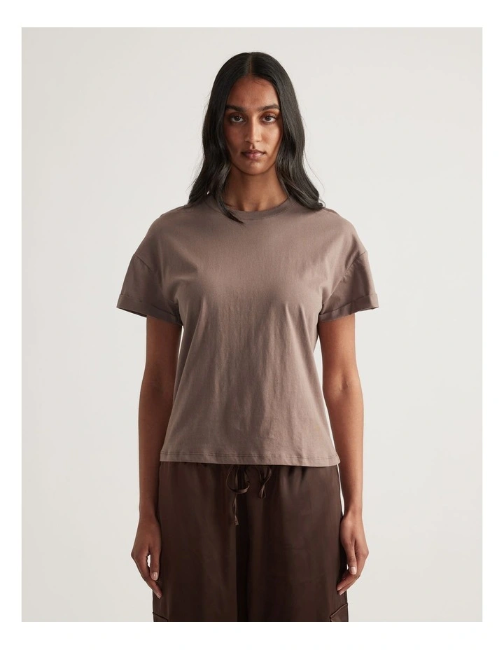 Maria Boxy Cropped Tee image 4