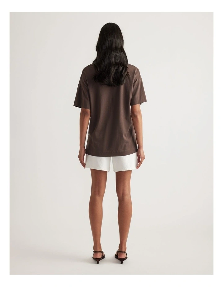 Selena Boxy V Neck Tee image 2