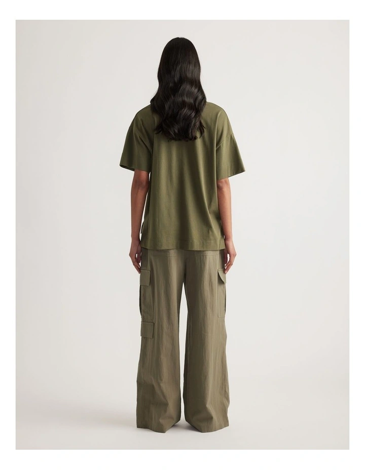 Selena Boxy V Neck Tee image 2