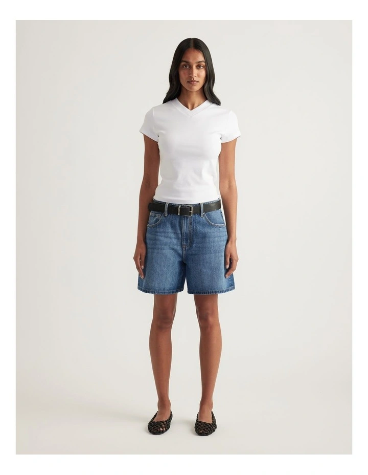 Flynn Fitted V Neck Tee image 1