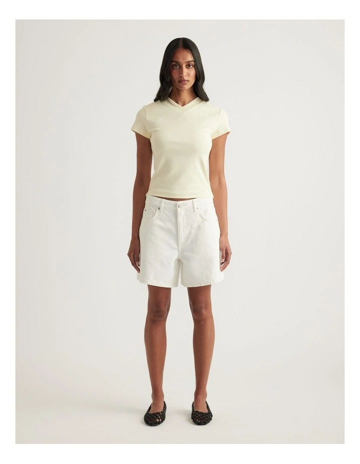 Flynn Fitted V Neck Tee image 1