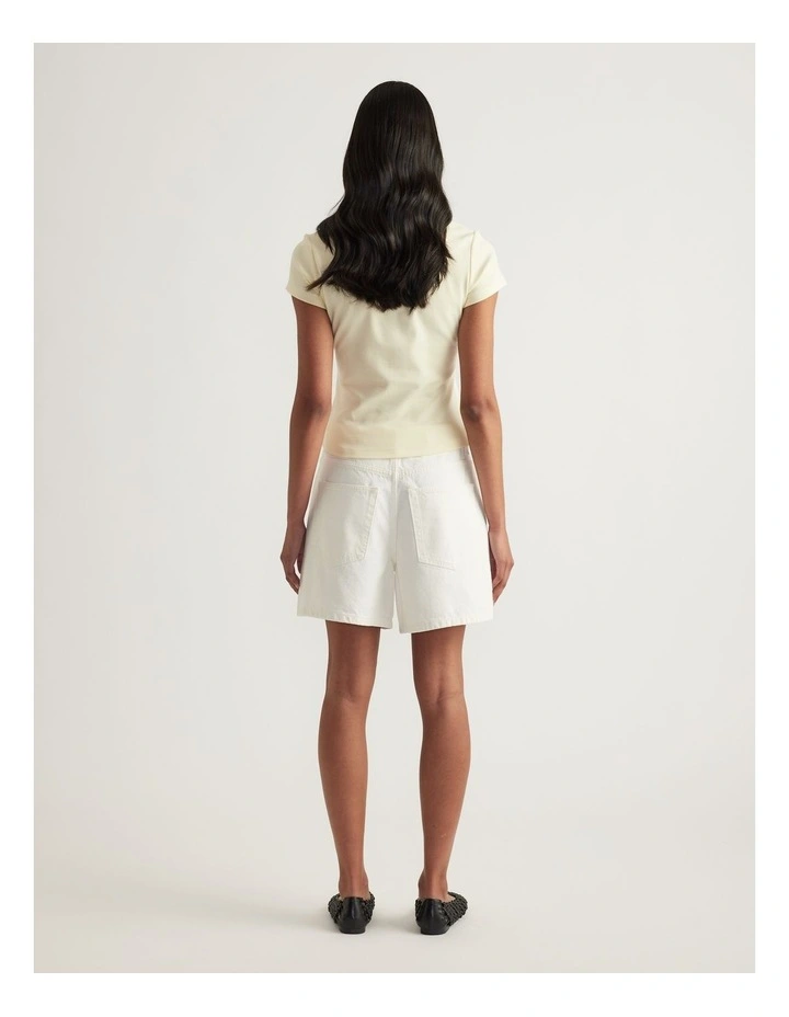 Flynn Fitted V Neck Tee image 2