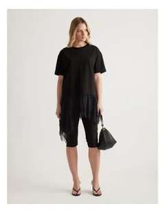 Caterina Lace Trim Detail Tee