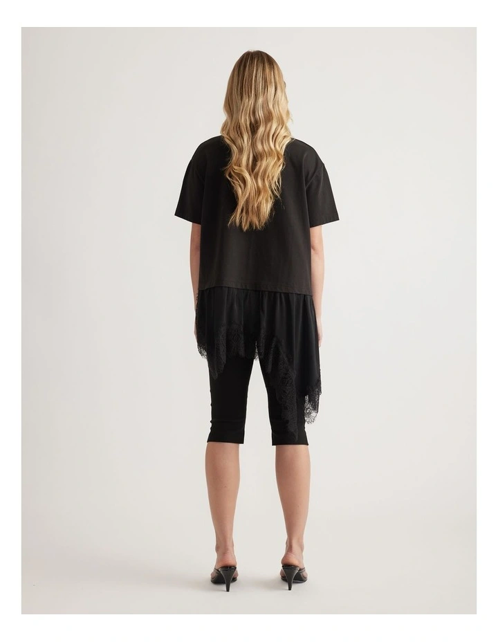Caterina Lace Trim Detail Tee image 2